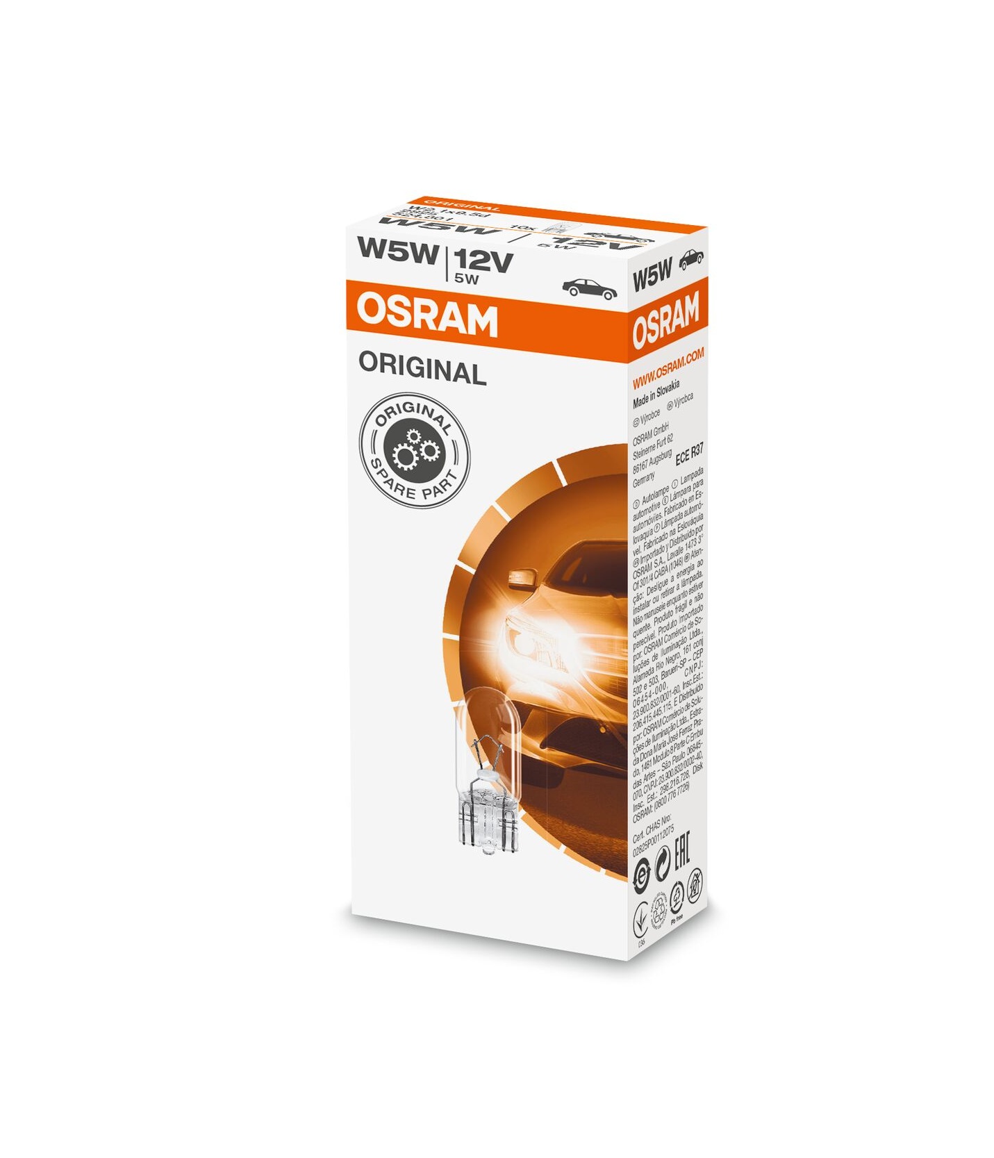 Żarówka W5W    2825   OSRAM