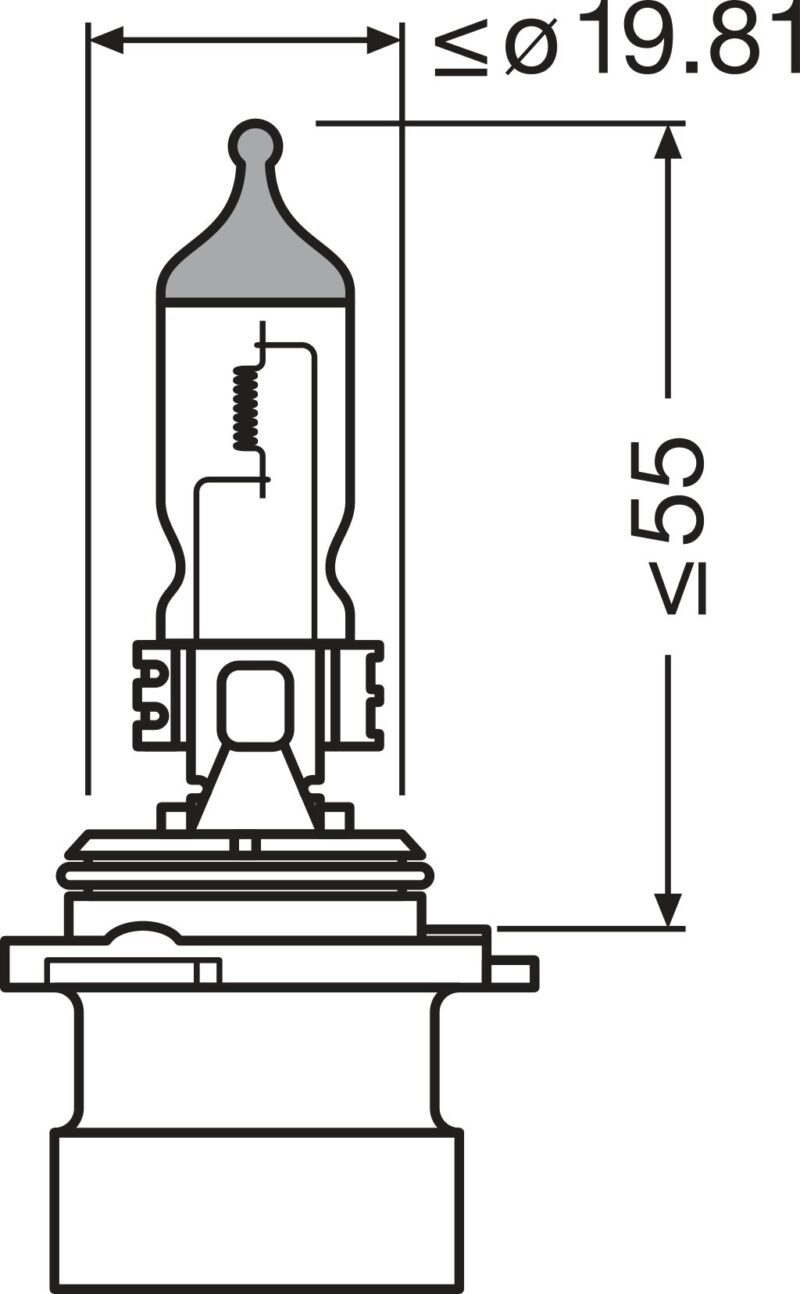 Żarówka HB4A Original  9006XS  OSRAM - obrazek 3