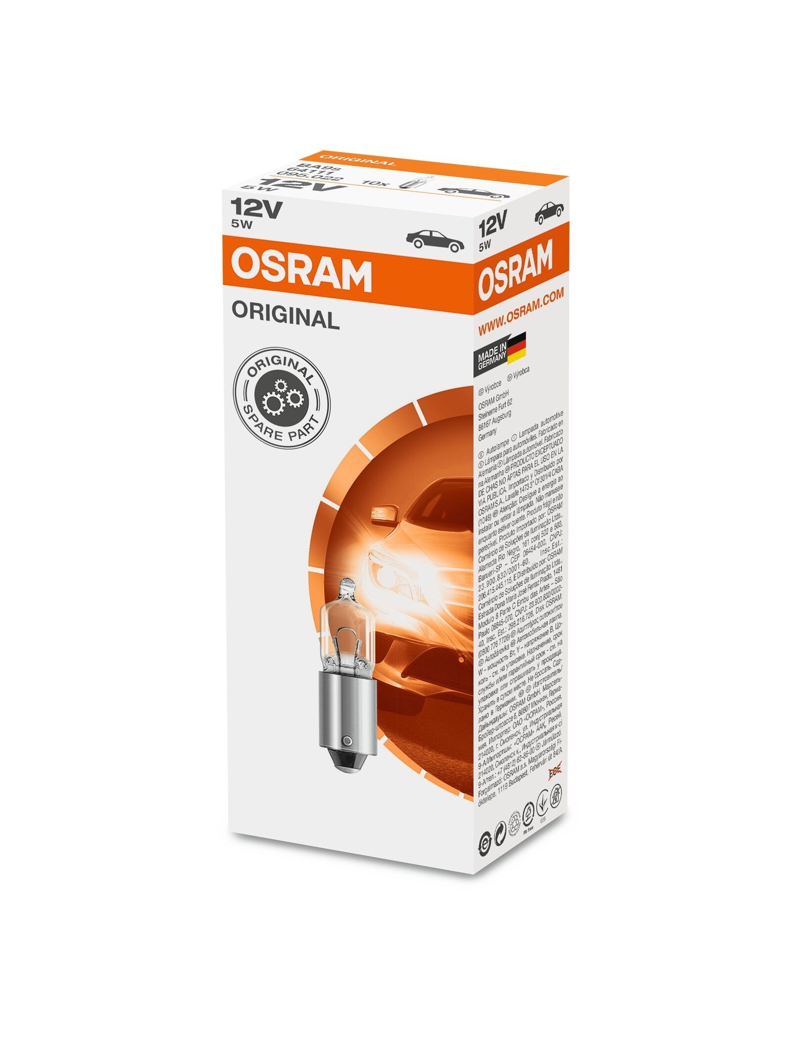 Żarówka H5W  żarówka halogenowa MINIWATT 64111 OSRAM