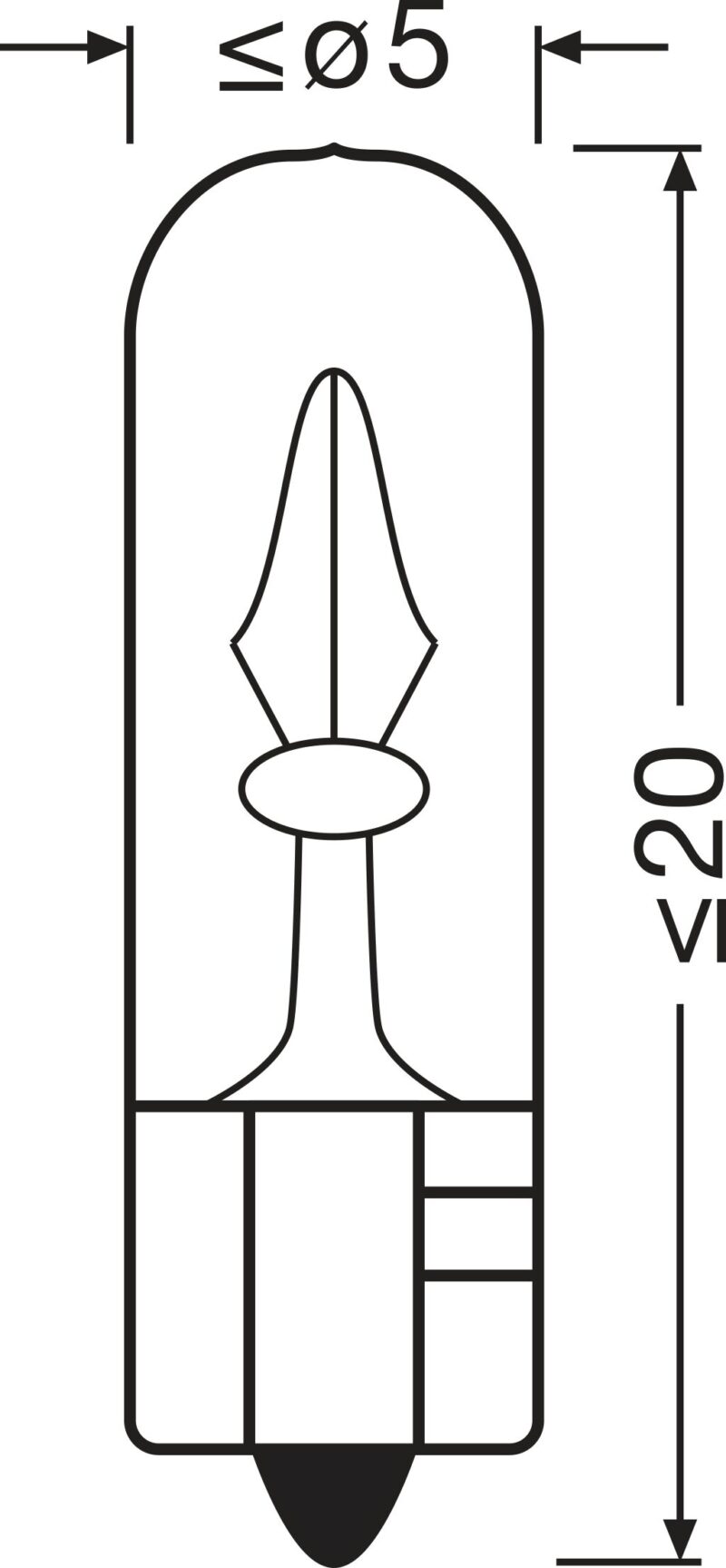 Żarówka W2,3W    2723   OSRAM - obrazek 3