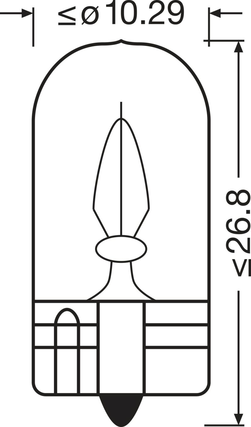 Żarówka W3W    2821   OSRAM - obrazek 3
