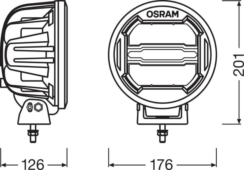 Światła drogowe LEDriving® Lightbar MX180-CB LEDDL111 CB z homologacją ECE - obrazek 3