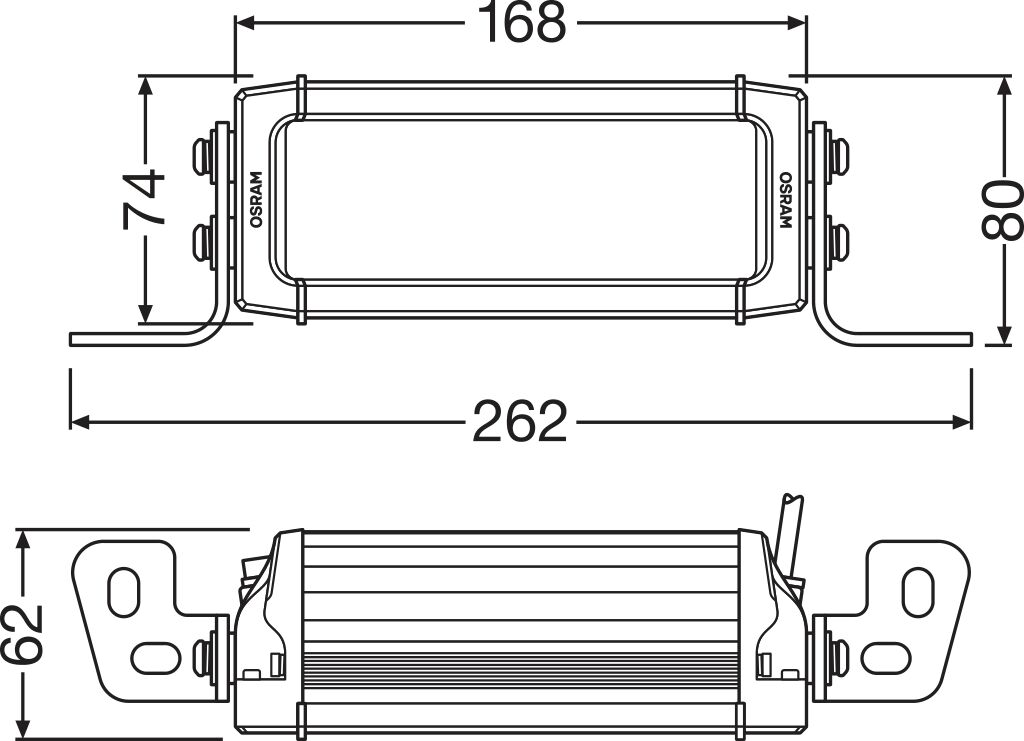Światła drogowe Lightbar VX180-SP DR, LEDDL123-SP z homologacją ECE - obrazek 4