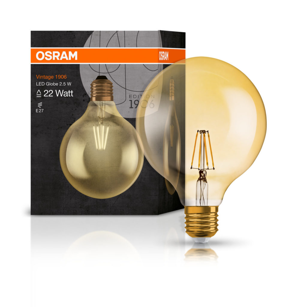 Żarówka Vintage 1906 GL125 22 CL 2,8W=22W/ 824 E27