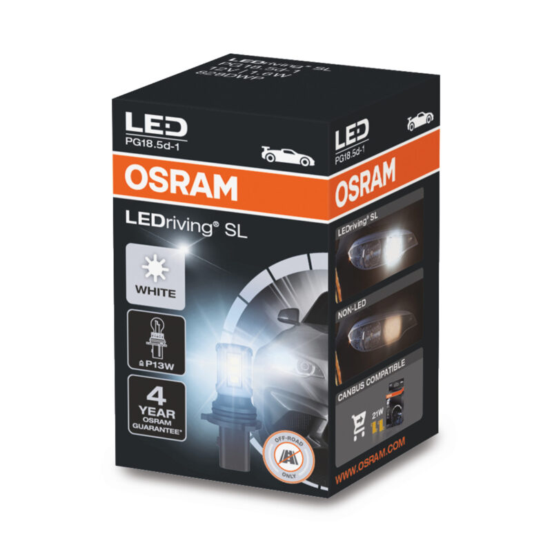 Żarówka 828DWP LEDriving SL P13W 1,8W PG18,5D cool white - zamiennik P13W