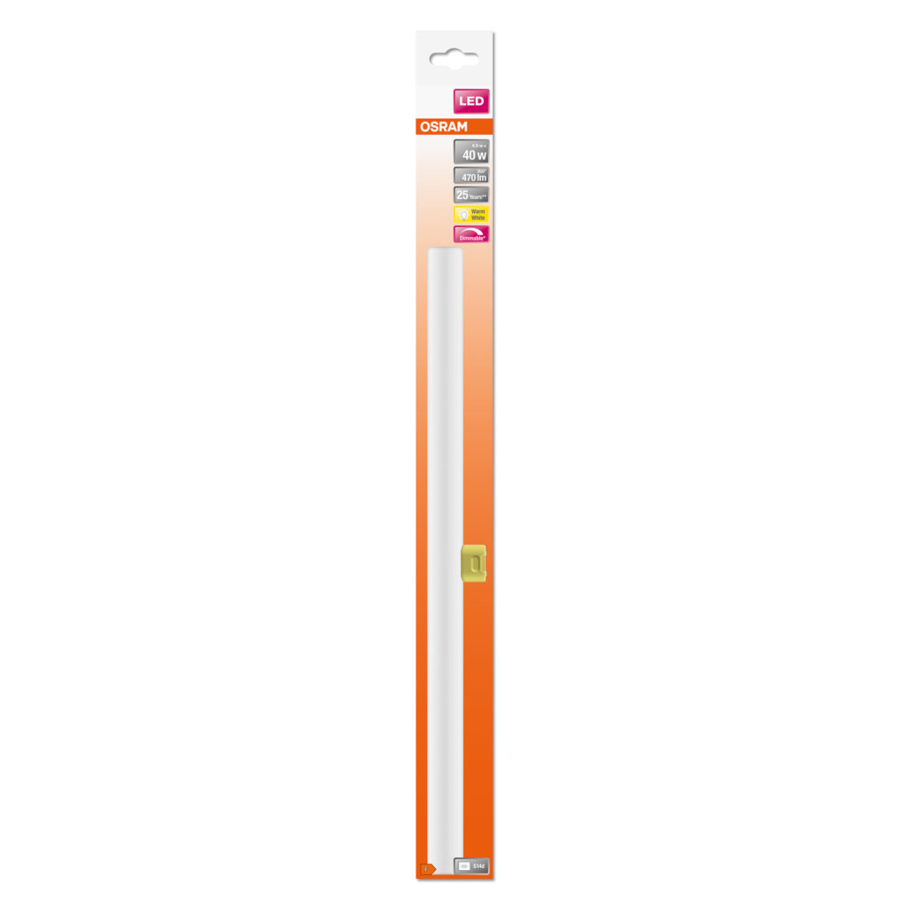 Linestra OSRAM LEDinestra DIM dimmable 4,9W 2700K 40W S14d