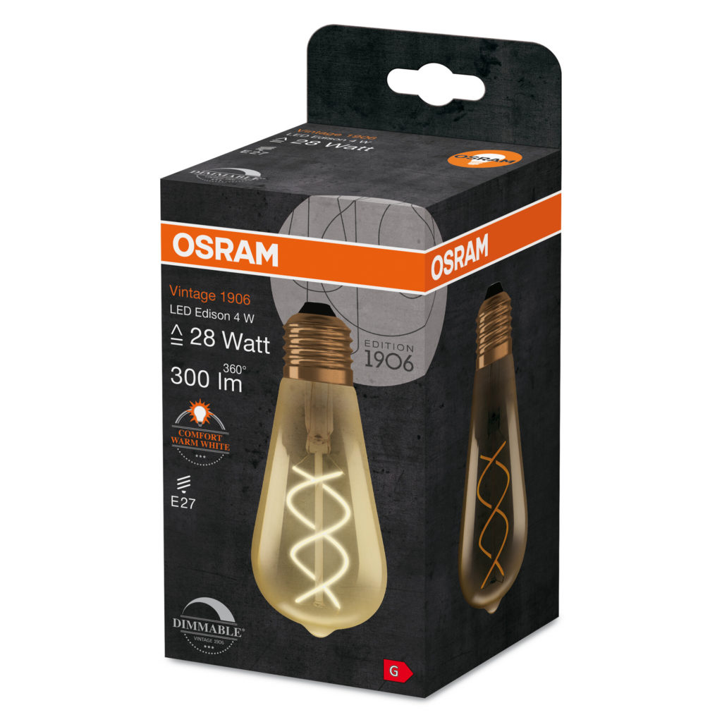 Żarówka LED Vintage 1906 EDISON 28 4W 2000K E27