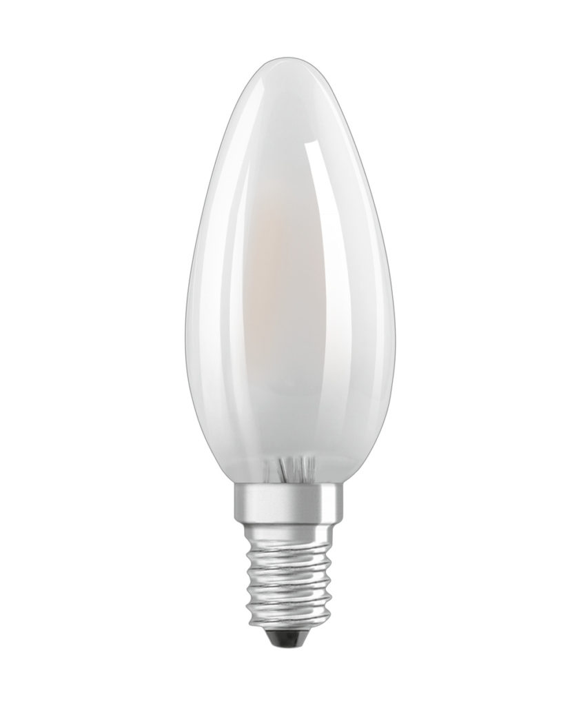 Żarówka świeczka LED BASE CLASSIC B40 4W E14 FR 2700K barwa ciepła FS3 3 szt. - obrazek 3