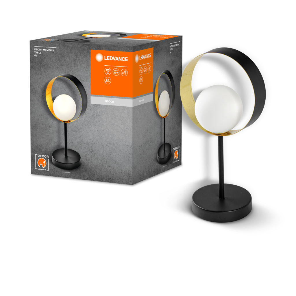 Lampka decoracyjna stołowa Decor Memphis Table G9 Ledvance