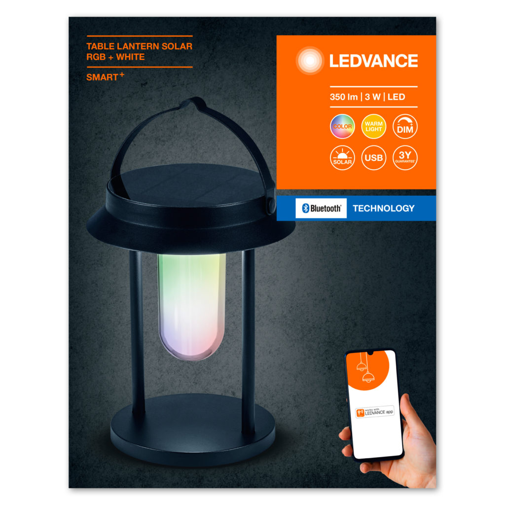 LAMPA OGRODOWA solarna Smart+ Solar TABLE okrągła - obrazek 3