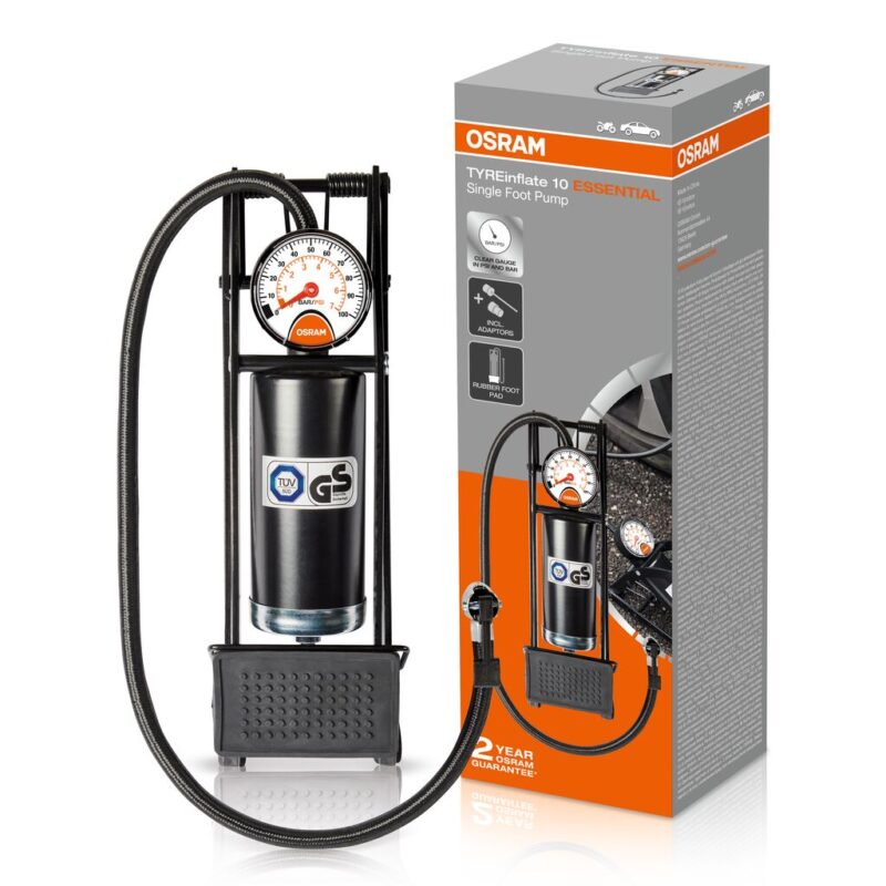 analogowa nożna pompka do opon TYREinflate 10 ESSENTIAL OSRAM