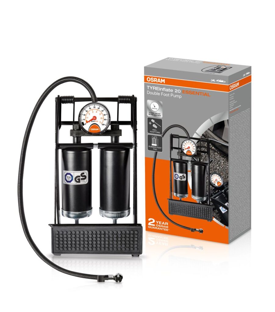 analogowa nożna pompka do opon TYREinflate 20 ESSENTIAL OSRAM