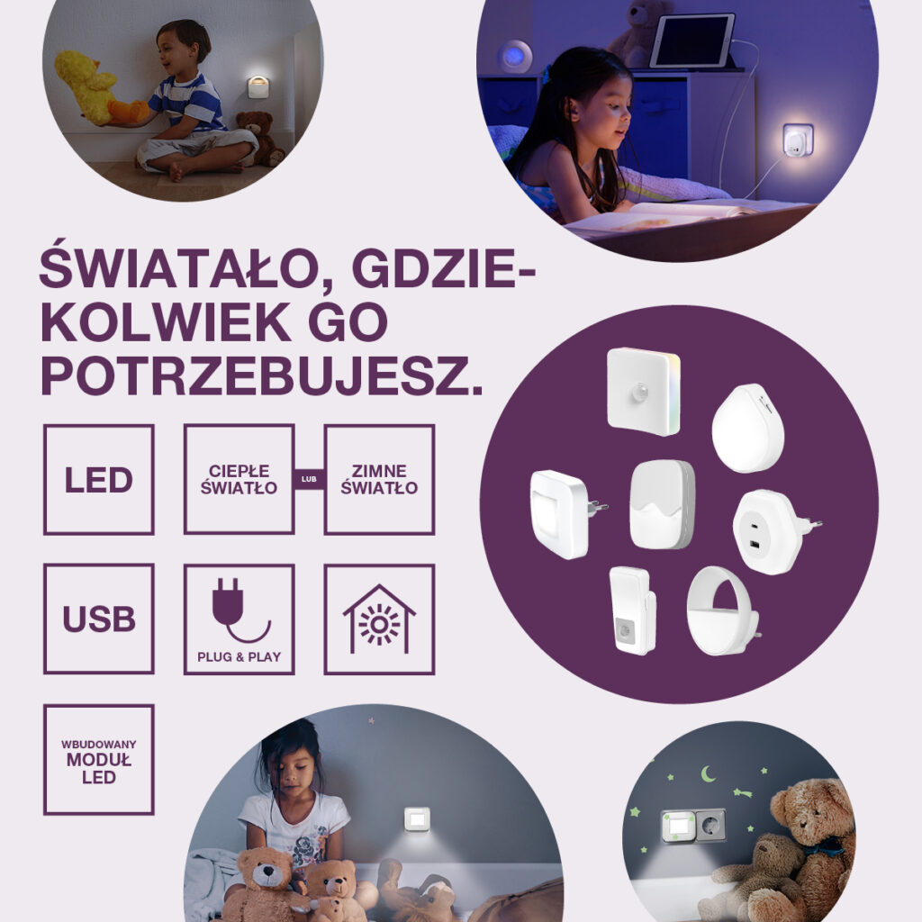 Lampka nocna z ładowarką LEDVANCE LUNETTA EDGE WHITE - obrazek 9