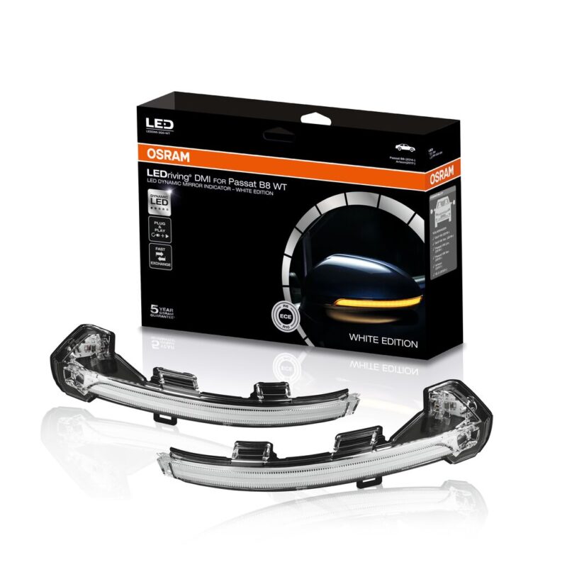 dynamiczne kierunkowskazy LEDriving DMI dla VW Arteon, Passat B8 White Edition