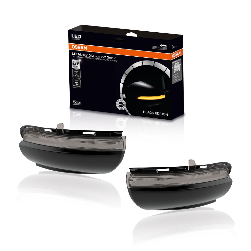 dynamiczne kierunkowskazy LEDriving DMI dla VW Golf VI Black