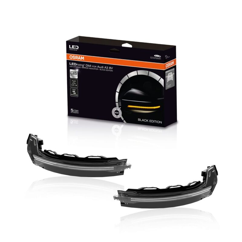 dynamiczne kierunkowskazy LEDriving DMI dla AUDI A3 Black Edition