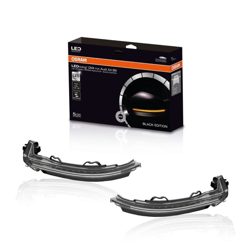 dynamiczne kierunkowskazy LEDriving DMI dla AUDI A4, A5 Black Edition