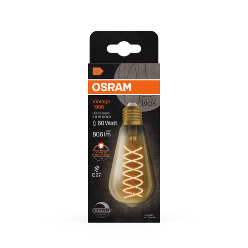 żarówka ozdobna LED Edison Vintage 1906 Osram ściemnialna 8,8W - obrazek 5