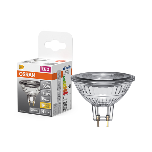 żarówka LED Osram LED Star MR 16 35 36° 3.4W 827 GU5.3