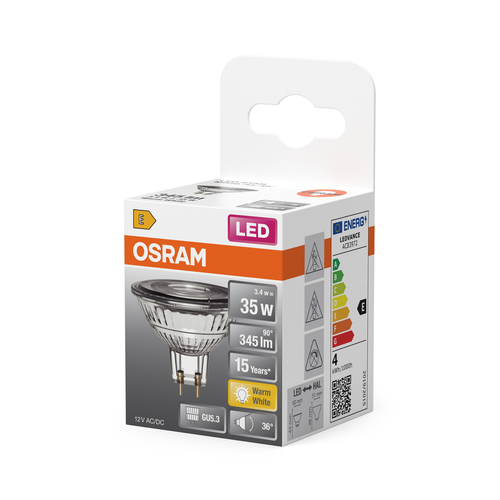żarówka LED Osram LED Star MR 16 35 36° 3.4W 827 GU5.3 - obrazek 5