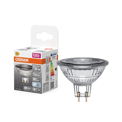 żarówka reflektorowa Osram LED Star MR 16 35 36° 3.4W 840 GU5.3