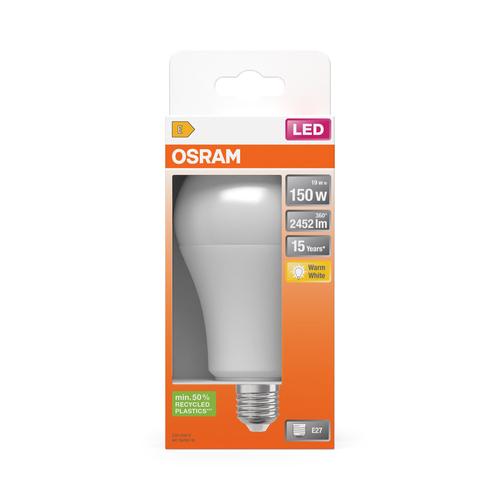 żarówka Osram LED Star Classic A 150 19W 827 Frosted E27 ciepła - obrazek 5