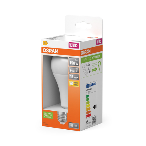 żarówka Osram LED Star Classic A 150 19W 827 Frosted E27 ciepła - obrazek 6