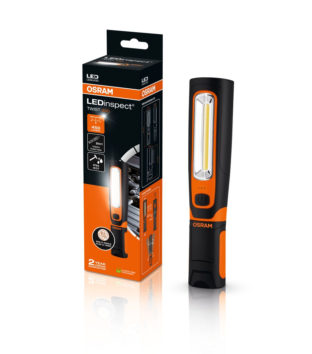 latarka inspekcyjna akumulatorowa z magnesem Osram LEDinspect TWIST 450 LEDIL412C