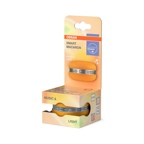 głośnik bluetooth Osram SMART+ Macaron Orange RGB makaronik pomarańczowy - obrazek 7