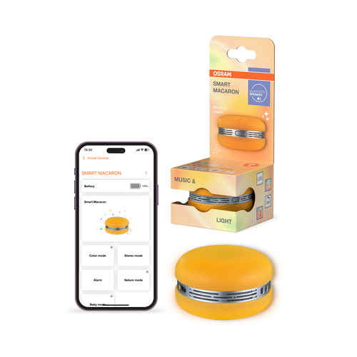 głośnik bluetooth Osram SMART+ Macaron Orange RGB makaronik pomarańczowy