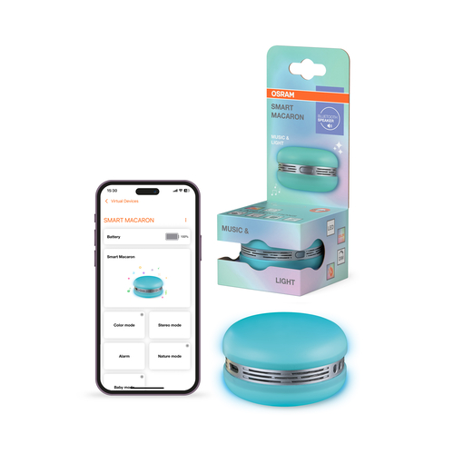 głośnik bluetooth Osram SMART+ Macaron Blue RGB makaronik niebieski