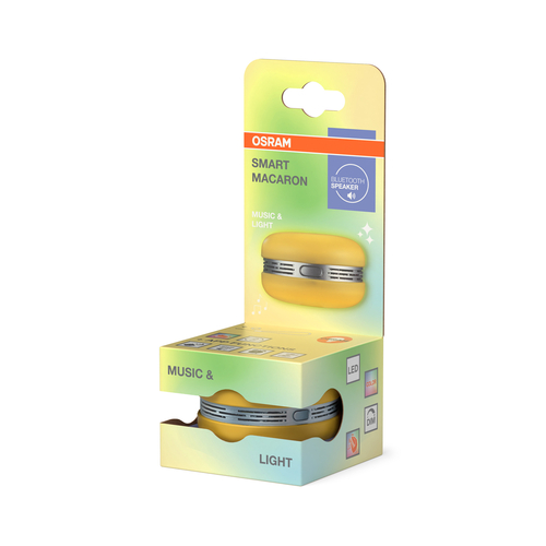 głośnik bluetooth Osram SMART+ Macaron Yellow RGB makaronik żółty - obrazek 8