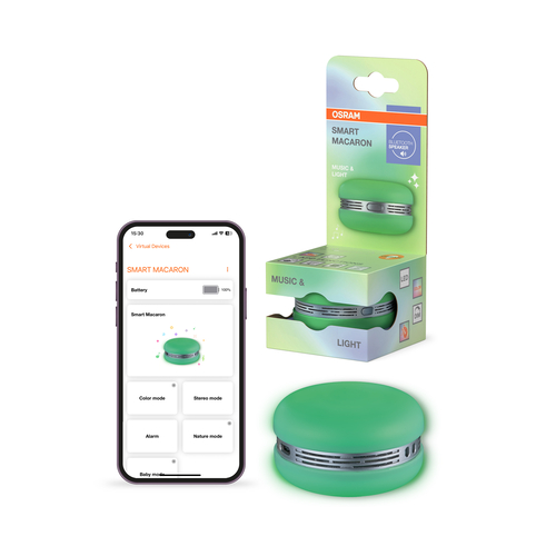 głośnik bluetooth Osram SMART+ Macaron Green RGB makaronik zielony