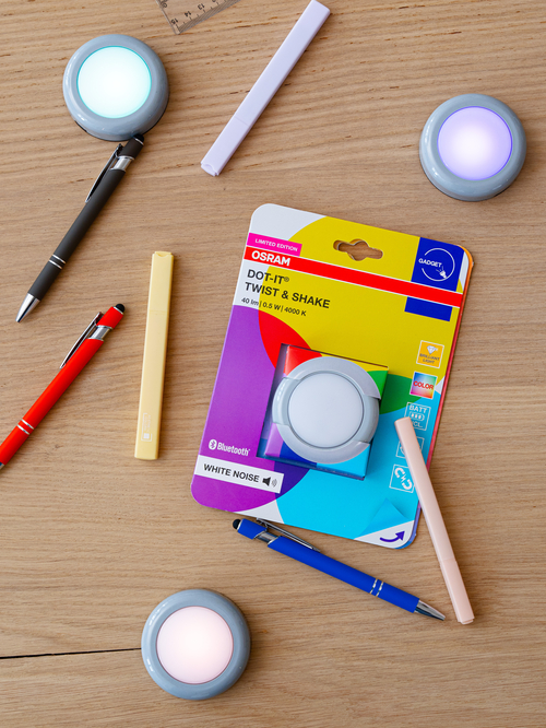 lampka przenośna z magnesem Osram SMART+ Bluetooth DOT-IT Twist & Shake - obrazek 32