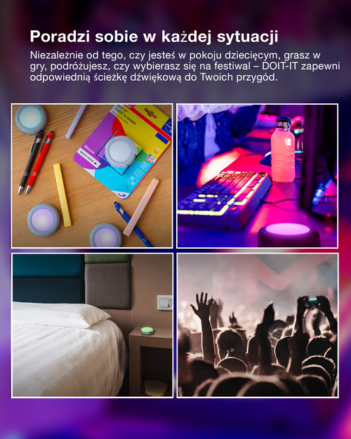 lampka przenośna z magnesem Osram SMART+ Bluetooth DOT-IT Twist & Shake - obrazek 10