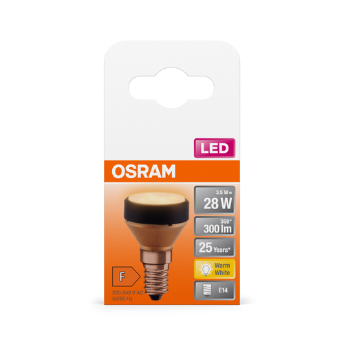 płaska żarówka LED z nakładkami Osram LED FLAT LAMP 3,5W E14 ciepła - obrazek 7