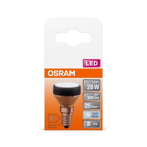 płaska żarówka LED z nakładkami Osram LED FLAT LAMP 3,5W E14 chłodna - obrazek 7