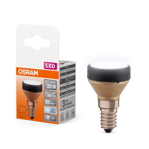 płaska żarówka LED z nakładkami Osram LED FLAT LAMP 3,5W E14 chłodna
