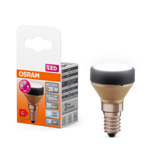 ściemnialna płaska żarówka LED Osram LED FLAT LAMP 3,5W E14 chłodna