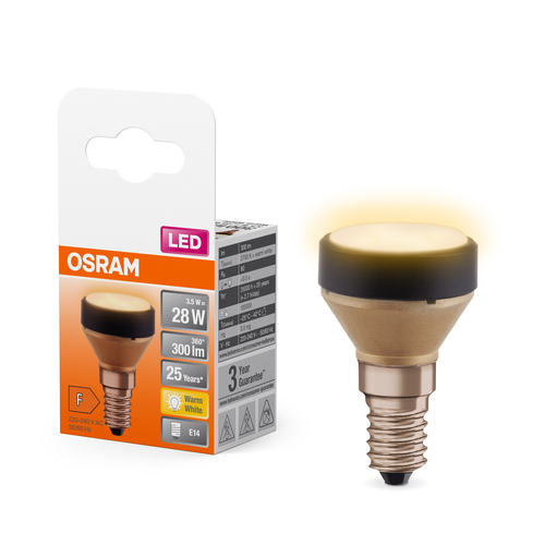 płaska żarówka LED z nakładkami Osram LED FLAT LAMP 3,5W E14 ciepła