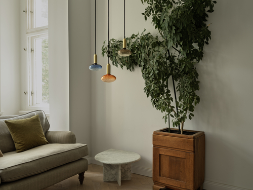 szklana lampa z płaską żarówką LED Osram DECOR RACKED GLASS orange E27 - obrazek 12